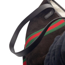 Load image into Gallery viewer, GUCCI Ophidia Tote Bag Dark Brown?834465 AAE1D 2041 Suede leather Size Medium
