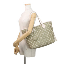 将图像加载到图库查看器中，LOUIS VUITTON Neverfull Khaki/BeigeM46102 Monogram Empreinte Leather Size MM
