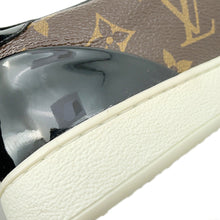 Load image into Gallery viewer, LOUIS VUITTON Front Lowline Monogram Sneakers Brown1A1F4H Patent LeatherMonogram Size 37
