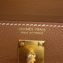 Load image into Gallery viewer, HERMES Kelly dance 2 Gold Evercolor
