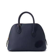 将图像加载到图库查看器中，HERMES Bolide Disorder Caban/Blue Indigo Epsom Tadelakt Leather Size 25
