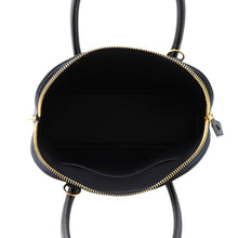 将图像加载到图库查看器中，HERMES Bolide Disorder Caban/Blue Indigo Epsom Tadelakt Leather Size 25
