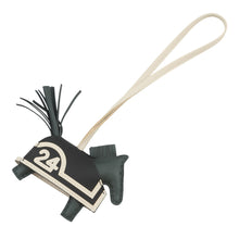 Load image into Gallery viewer, HERMES Rodeo Robeo 24 Size PM Vert Mangrove / Black / Craie Lambskin
