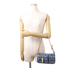 将图像加载到图库查看器中，LOUIS VUITTON Pochette Accessoires Cargo Blue DenimM27602 Monogram Denim
