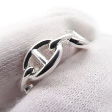 Load image into Gallery viewer, HERMES Chaine d'Ancre Anchene Ring Size PM/55/#15 SV925
