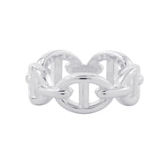 HERMES Chaine d'Ancre Anchene Ring Size PM/49/#9 SV925