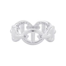 将图像加载到图库查看器中，HERMES Chaine d'Ancre Anchene Ring Size PM/49/#9 SV925

