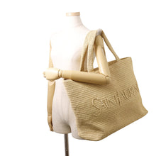 将图像加载到图库查看器中，SAINT LAURENT PARIS Tote bag Beige776763 Raffia Leather
