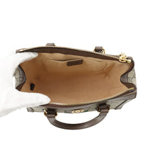 Load image into Gallery viewer, GUCCI Ophidia Small Tote Bag Beige/Brown547551 GG Supreme Leather Size Small
