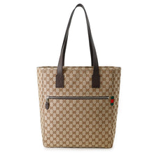 Load image into Gallery viewer, GUCCI GG CanvasTote Bag Beige/Brown834796 GG Canvas Leather
