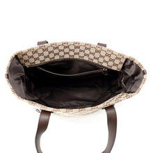 Load image into Gallery viewer, GUCCI GG CanvasTote Bag Beige/Brown834796 GG Canvas Leather
