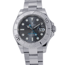 将图像加载到图库查看器中，ROLEX Yacht-Master W40mm Stainless Steel PT950 Dark Rolesium Dial116622
