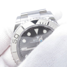 将图像加载到图库查看器中，ROLEX Yacht-Master W40mm Stainless Steel PT950 Dark Rolesium Dial116622
