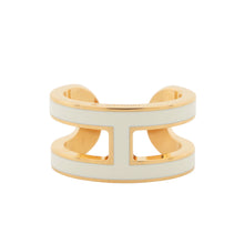 将图像加载到图库查看器中，HERMES Pop Ash Ear Cuff White Gold Plated Lacquer
