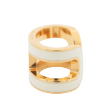 将图像加载到图库查看器中，HERMES Pop Ash Ear Cuff White Gold Plated Lacquer
