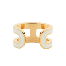 将图像加载到图库查看器中，HERMES Pop Ash Ear Cuff White Gold Plated Lacquer
