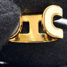 将图像加载到图库查看器中，HERMES Pop Ash Ear Cuff White Gold Plated Lacquer
