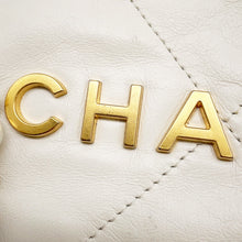 Load image into Gallery viewer, CHANEL CHANEL22 Backpack WhiteAS3859 Shiny Calf Leather Size Small
