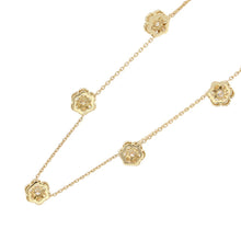 Load image into Gallery viewer, Van Cleef &amp; Arpels Fleurette Necklace 5 Flowers 18K Yellow Gold
