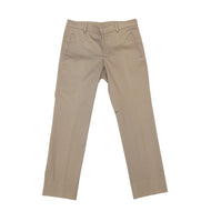 HERMES Pants Saint Germain Size 42 Beige Cotton98% Polyurethane2%