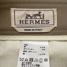 将图像加载到图库查看器中，HERMES Pants Saint Germain Size 42 Beige Cotton98% Polyurethane2%
