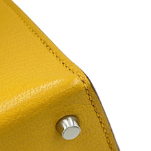 Load image into Gallery viewer, HERMES Mini Kelly 2 Verso Jaune Ambre/Rose Tyrien Chevre Shamqila
