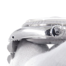 将图像加载到图库查看器中，ROLEX Datejust W36mm Stainless Steel 18KWG Silver Dial16234

