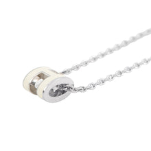 Load image into Gallery viewer, HERMES Pop Ash Necklace Size Mini White Metal
