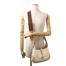 Load image into Gallery viewer, GUCCI Jackie1961 GG Supreme Shoulder Bag Beige678843 PVC Leather

