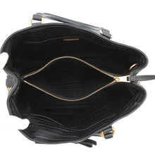 Load image into Gallery viewer, PRADA Logo jacquard 2WAY Tote Bag Black1BA579 Canvas Leather
