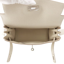 Load image into Gallery viewer, HERMES Kelly Messenger Craie Togo Leather Size PM
