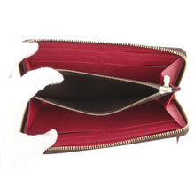 Load image into Gallery viewer, LOUIS VUITTON Portefeuille Clemence FuchsiaM60742 Monogram

