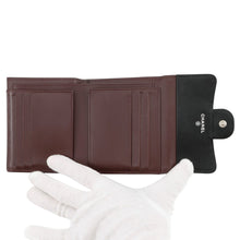 Load image into Gallery viewer, CHANEL Matelasse Classic Small Tri-fold Wallet BlackAP0231 Caviar Leather
