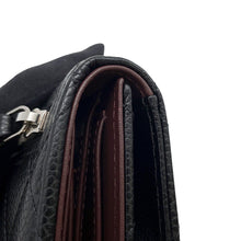 Load image into Gallery viewer, CHANEL Matelasse Classic Small Tri-fold Wallet BlackAP0231 Caviar Leather
