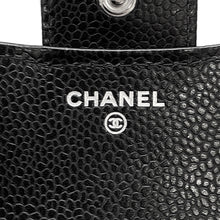 Load image into Gallery viewer, CHANEL Matelasse Classic Small Tri-fold Wallet BlackAP0231 Caviar Leather
