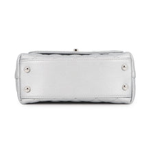 Load image into Gallery viewer, CHANEL Coco Handle 2WAYHandbag SilverAS2215 Caviar Leather Size XXS
