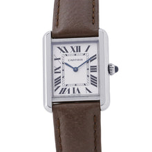 Load image into Gallery viewer, CARTIER Cartier Tank Solo SM H31mm×H24.4mm Stainless Steel Leather Silver DialWSTA0030
