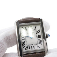 Load image into Gallery viewer, CARTIER Cartier Tank Solo SM H31mm×H24.4mm Stainless Steel Leather Silver DialWSTA0030
