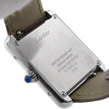Load image into Gallery viewer, CARTIER Cartier Tank Solo SM H31mm×H24.4mm Stainless Steel Leather Silver DialWSTA0030
