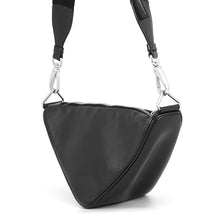 将图像加载到图库查看器中，PRADA Triangle Shoulder Bag Black1BH190 Leather
