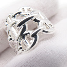 将图像加载到图库查看器中，HERMES Chaine d'Ancre Anchene Ring Size GM/51/#11 SV925
