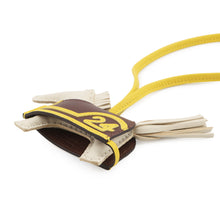 Load image into Gallery viewer, HERMES Rodeo Loveo 24 Craie/Terre/Jaune de Naples Lambskin Swift Leather Size PM

