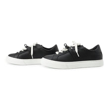 Load image into Gallery viewer, HERMES Day Kelly Buckle Sneakers Black Leather Size 37.5
