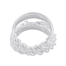 将图像加载到图库查看器中，HERMES BoucleSellier Inflexible Ring Size 54/#14 SV925
