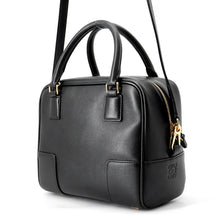 将图像加载到图库查看器中，LOEWE Amazona Square BlackA039N10X03 Calf Leather Size 19
