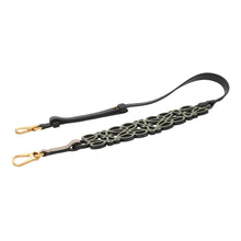 将图像加载到图库查看器中，LOEWE Anagram Shoulder Strap Green/BlackC821317X01 Calf Leather
