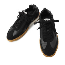 将图像加载到图库查看器中，HERMES Sneakers Jet Black Nappa Chevre Vérois Size 36
