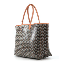 将图像加载到图库查看器中，GOYARD Saint Louis Black/TanSTLOUIPMLTY01CL03P PVC Leather Size PM
