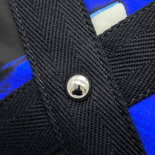 将图像加载到图库查看器中，CHANEL Airline Shoulder Bag Blue/White/Black Nylon

