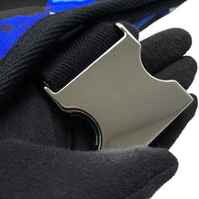 将图像加载到图库查看器中，CHANEL Airline Shoulder Bag Blue/White/Black Nylon
